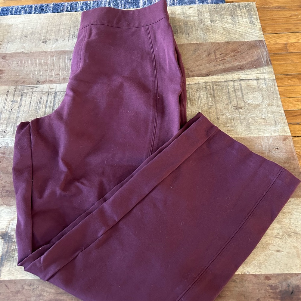 SPANX Burgundy Perfect Pants